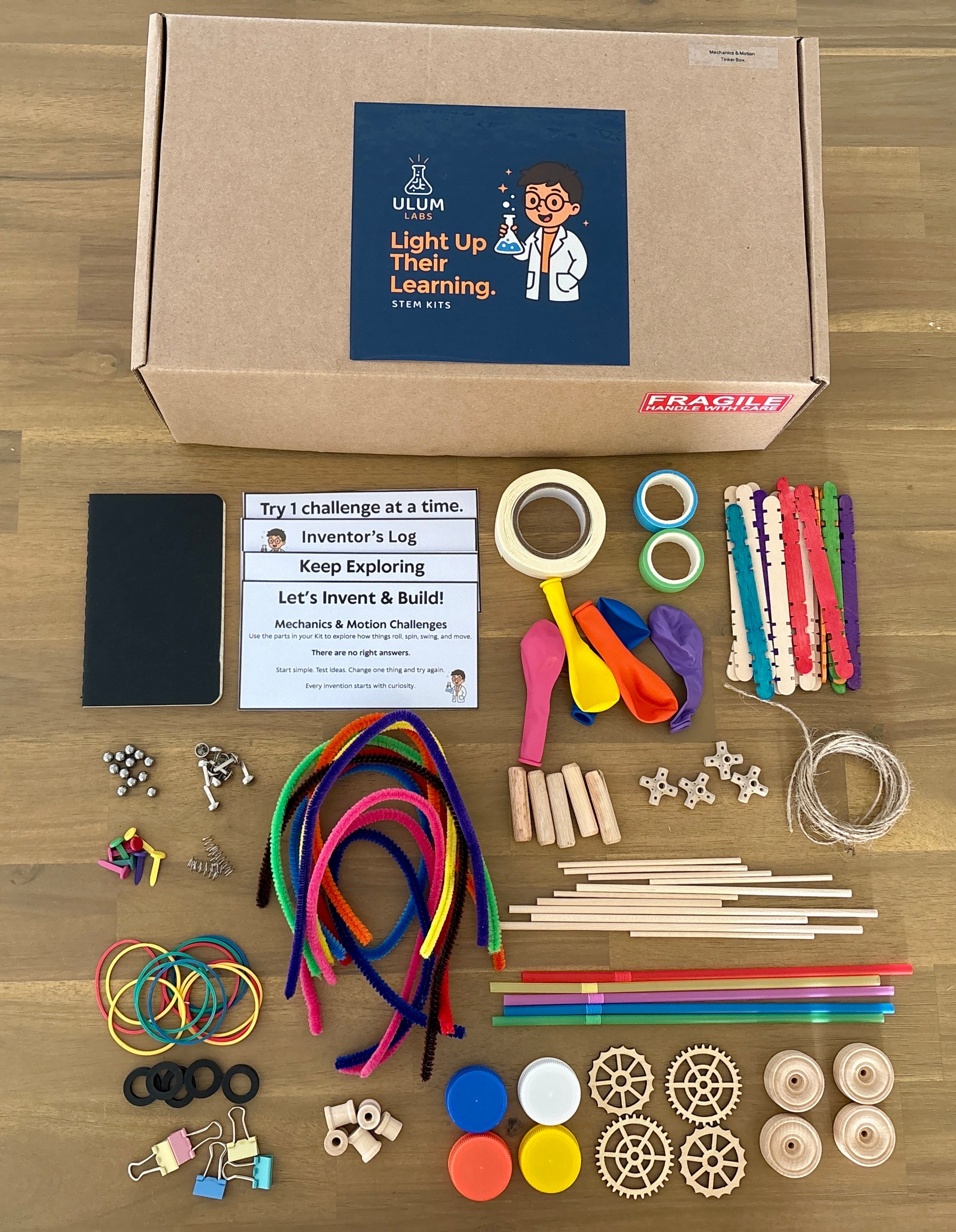 Ulum Labs Mechanics & Motion Tinker Kit